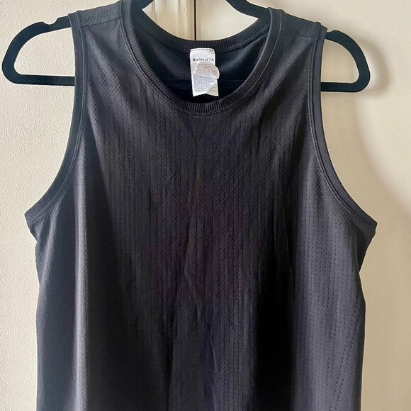 Athleta In Motion Seamless Tank Top Black Size Medium - Picture 3 of 9